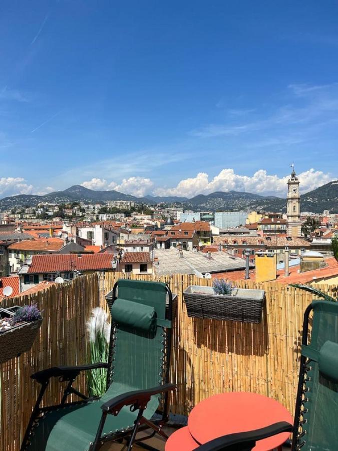 La Croix - F3, Terrasse Vue Panoramique, Vieux-Nice Old Town And Terrace Экстерьер фото